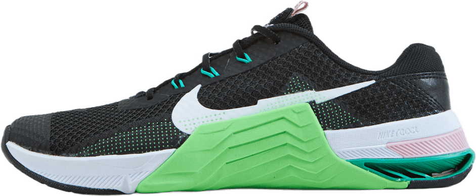 W Metcon 7 Black/white-green Strike-pink