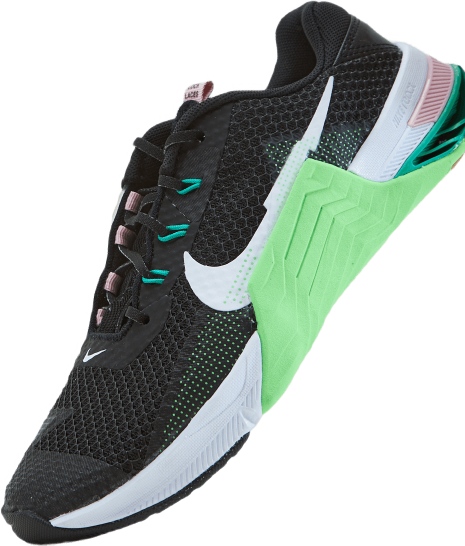 W Metcon 7 Black/white-green Strike-pink