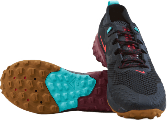 Wildhorse 7 Men's Trail Runnin Black/bright Crimson-dark Beet