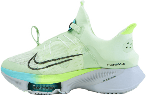 Air Zoom Tempo Next% Flyease W Barely Volt/svart-dynamisk turq