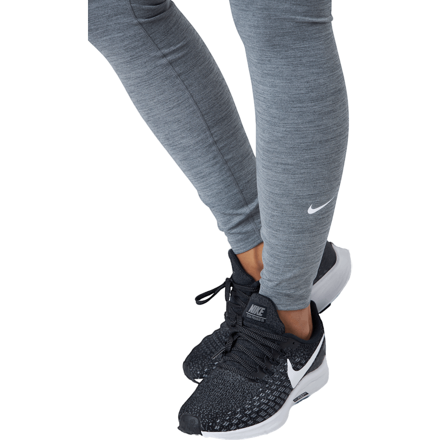 Dri-FIT One Women's Mid-Rise Leggings IRON GREY/HTR/WHITE