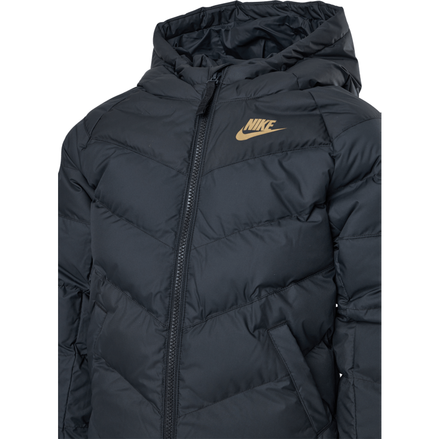Sportswear Big Kids' Synthetic Black/black/black/metallic Gol