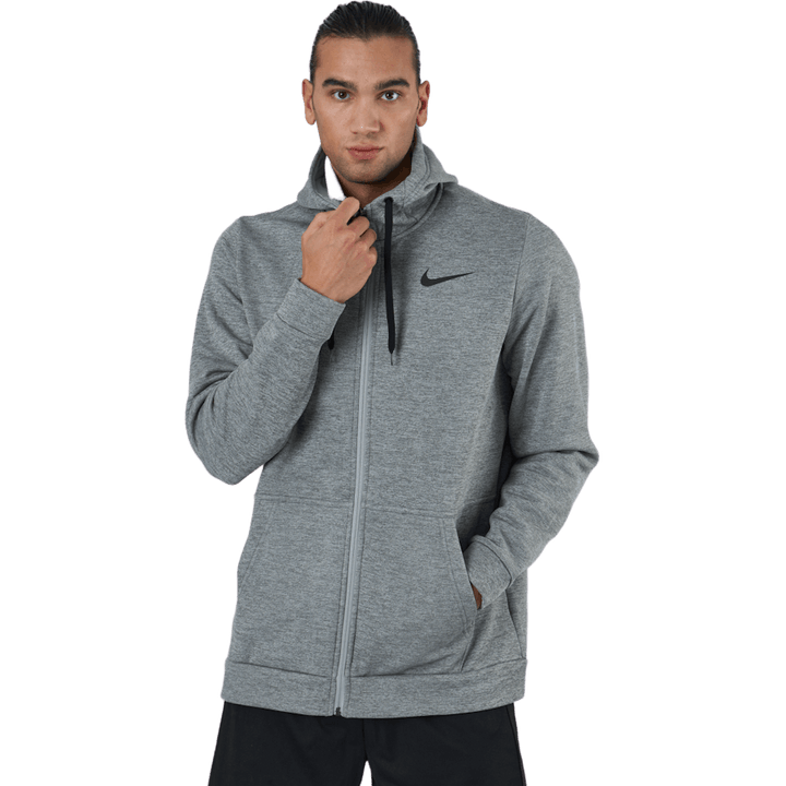 Therma Men's Full-zip Training Dk Grey Heather/black