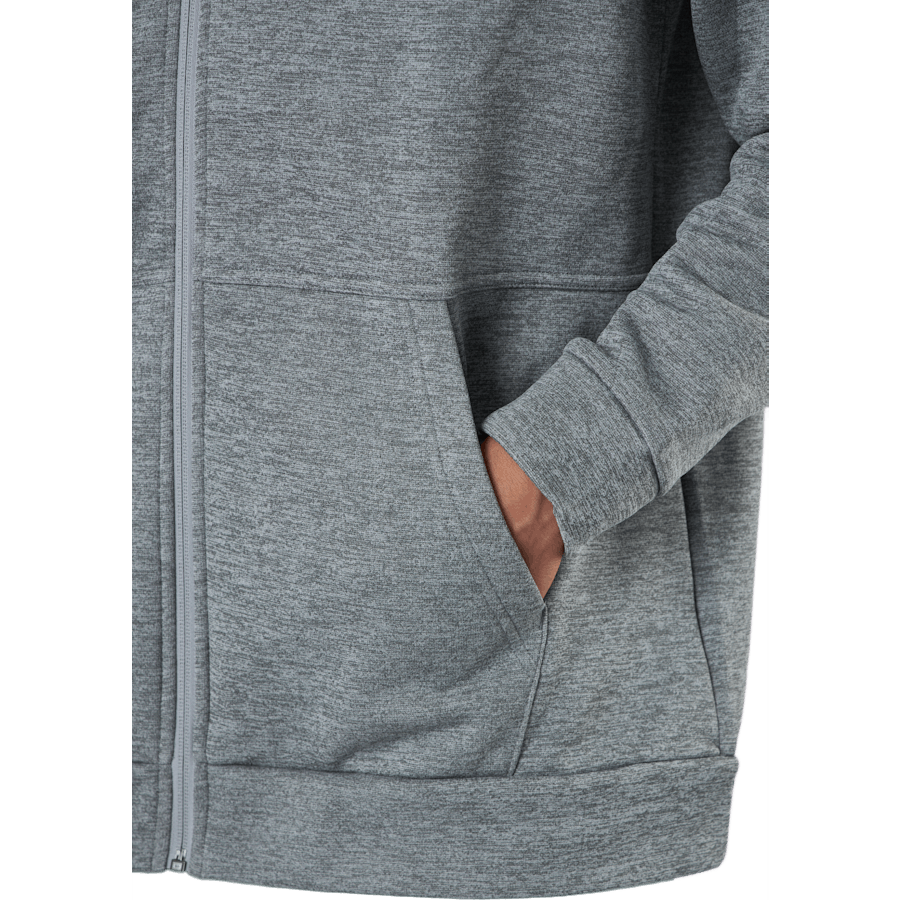 Therma Men's Full-zip Training Dk Grey Heather/black