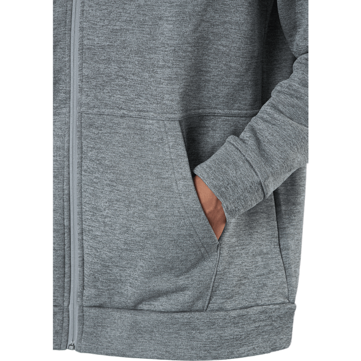 Therma Men's Full-zip Training Dk Grey Heather/black