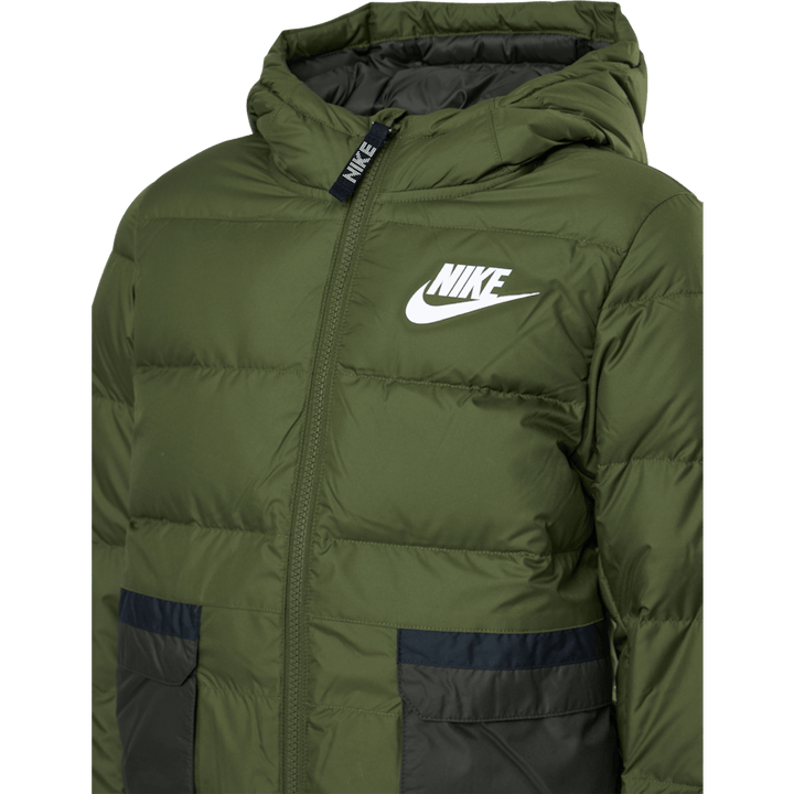 Sportswear Big Kids' Down-fill Rough Green/sequoia/white