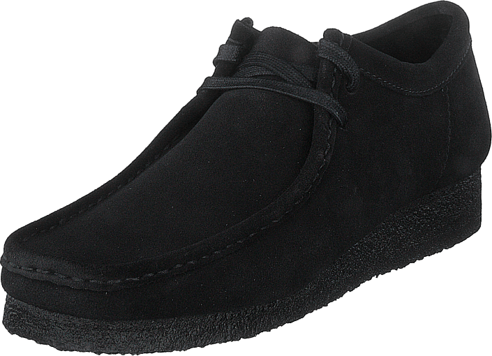 Wallabee Black Suede