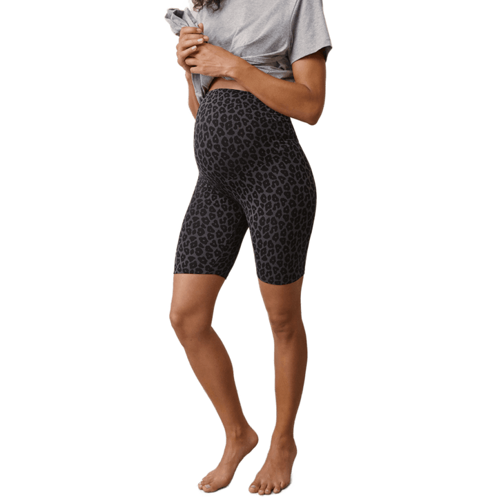 Oono Bicycle Shorts Leo Print Grey/black