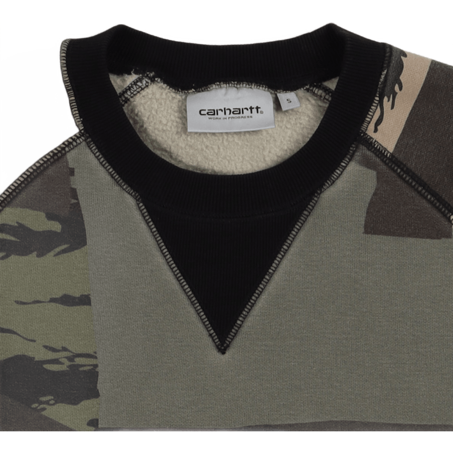 Felpa Chase Camo Mend / Oro