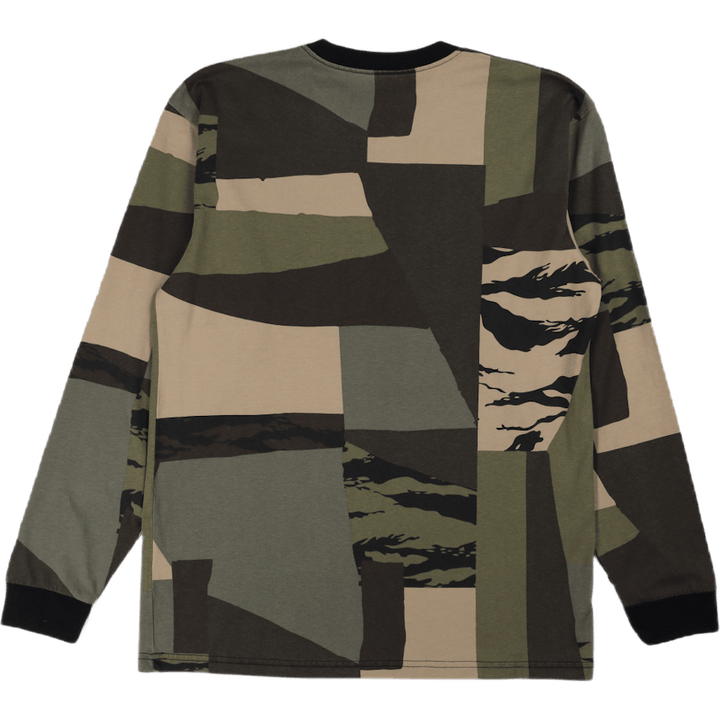 L/s Chase T-shirt Camo Mend / Gold