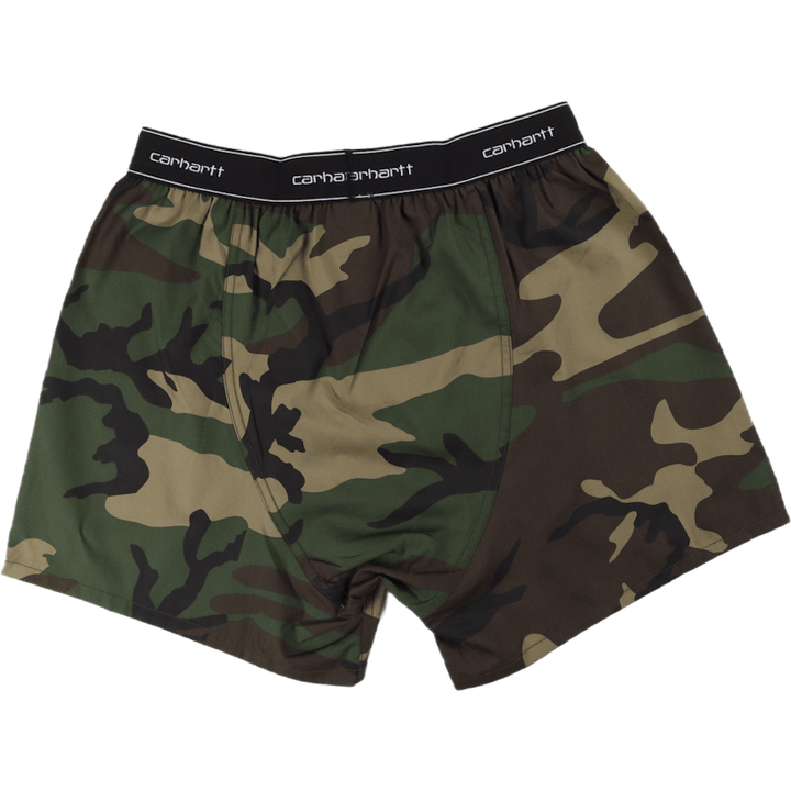 Cotton Script Boxers Camo Laurel