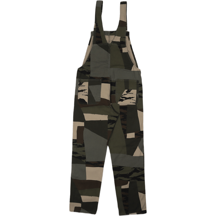 W' Bib Overall Straight Camo Mend