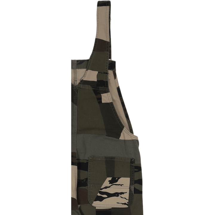 W' Bib Overall Straight Camo Mend