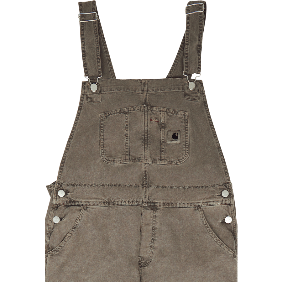 W' Bib Overall Straight Black