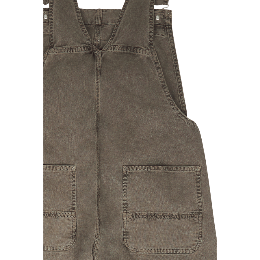 W' Bib Overall Straight Black