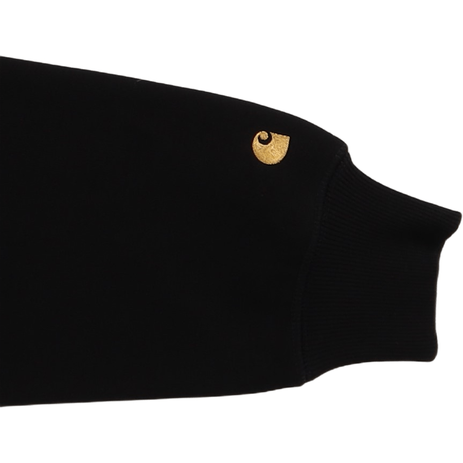 W' Hooded Chase Sweat Black / Gold