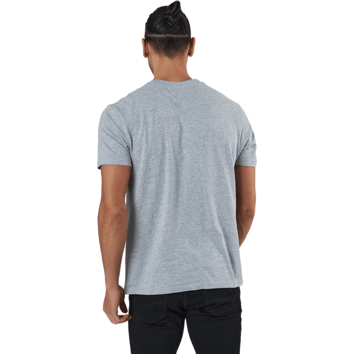 Rebel M Shortsleeve Tee Ljusgrå Melange