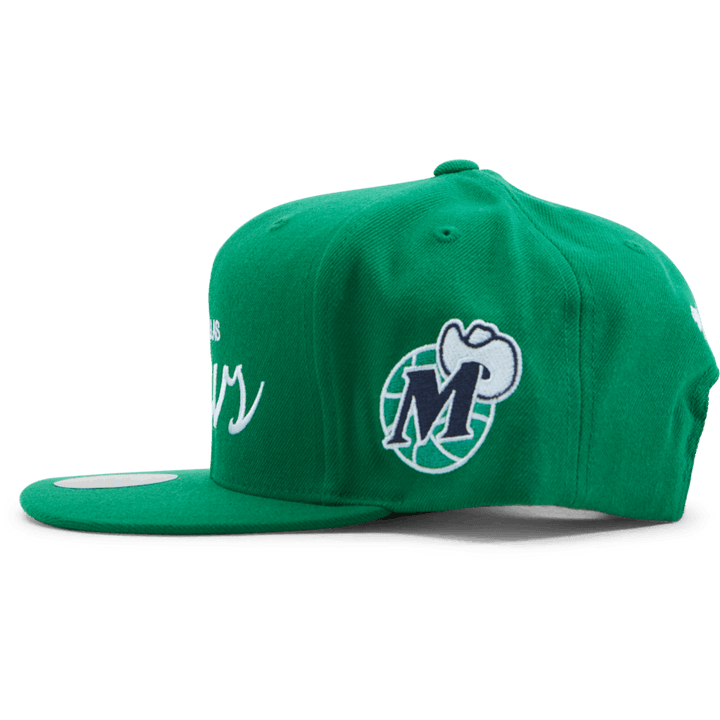 Mavs Vintage Draft Script Snapback