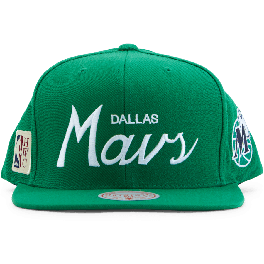 Mavs Vintage Draft Script Snapback