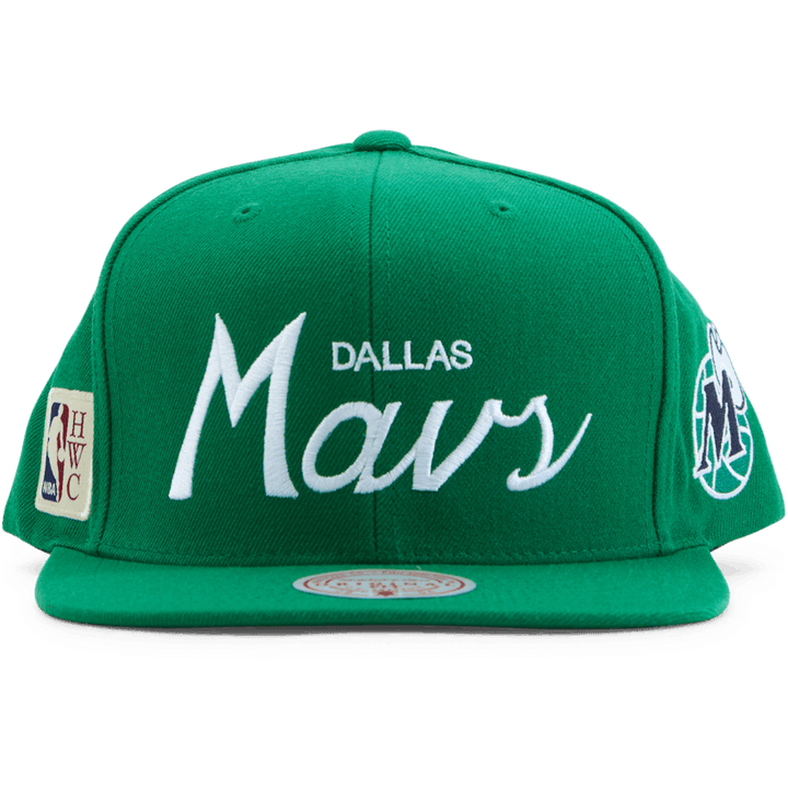 Mavs Vintage Draft Script Snapback