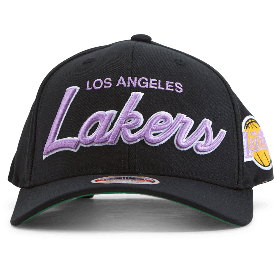 Lakers Foundation Script Stretch Snapback