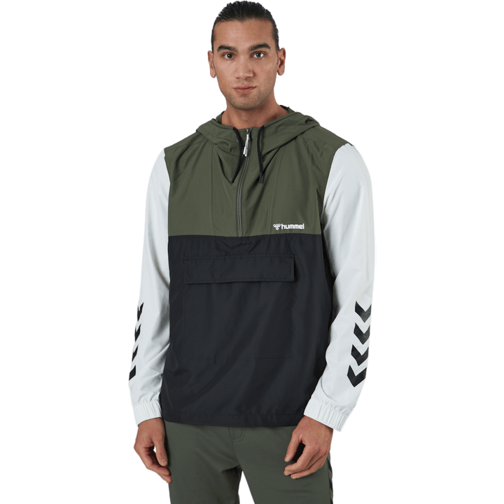 Hmlaton Half Zip Jacket Beetle