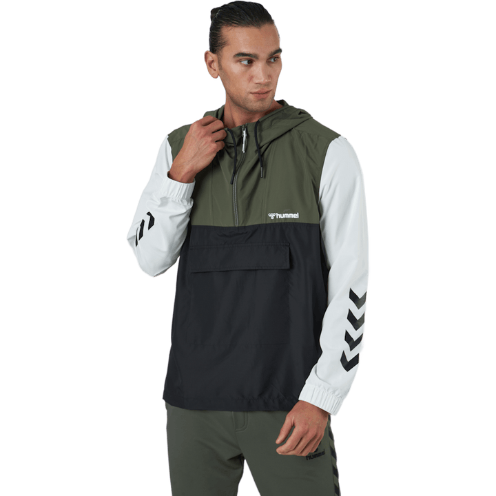 Hmlaton Half Zip Jacket Beetle