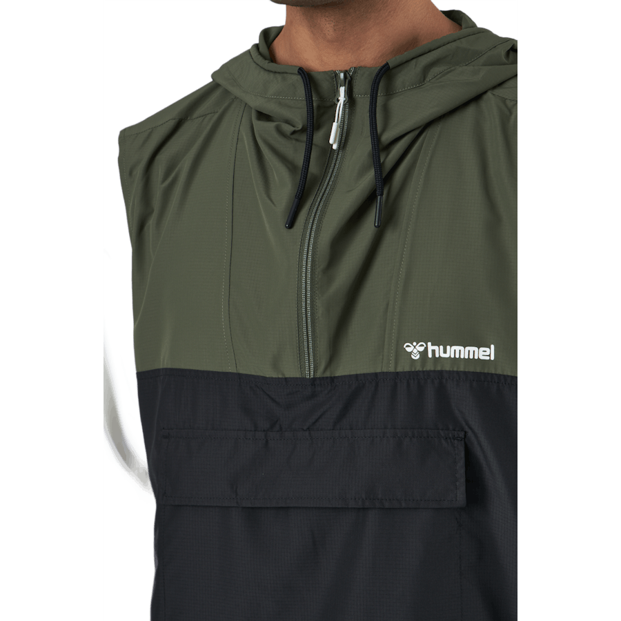 Hmlaton Half Zip Jacket Beetle