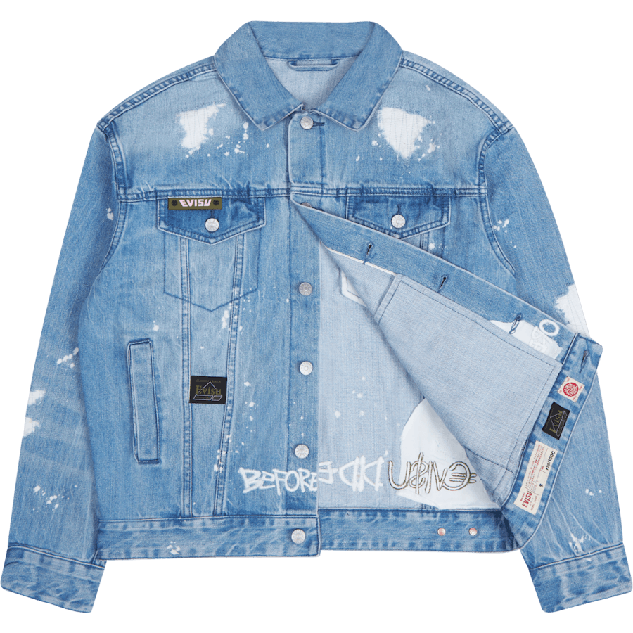 Evisu X Sfera Ebbasta Graffiti Mid Shade Indigo