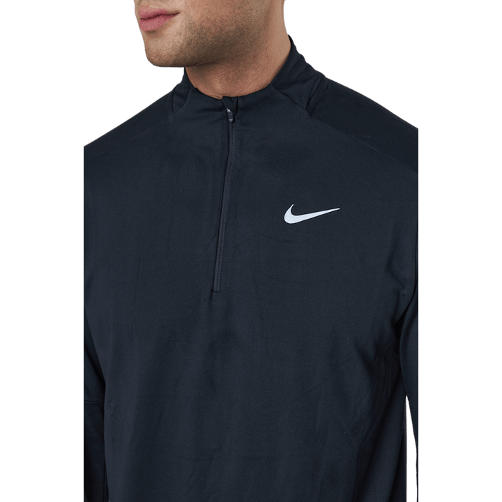 Dri-FIT Element Herren 1/4-Zip Laufshirt SCHWARZ/REFLECTIVE SILV
