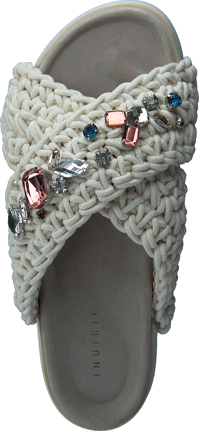 Woven Stones Platform White