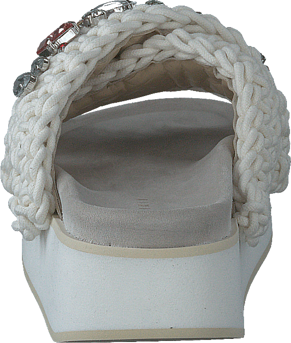 Woven Stones Platform White