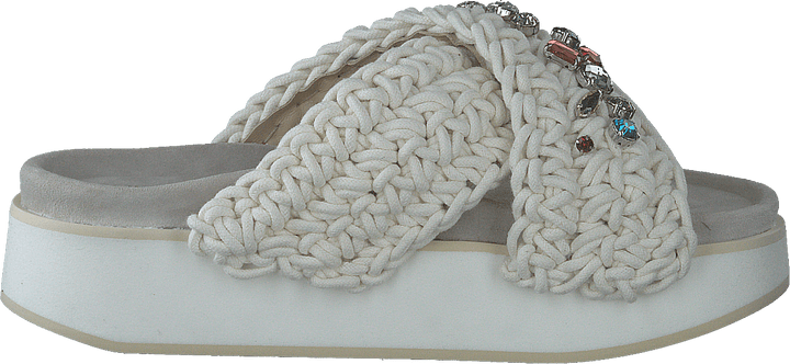 Woven Stones Platform White