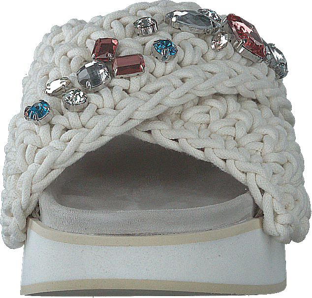 Woven Stones Platform White