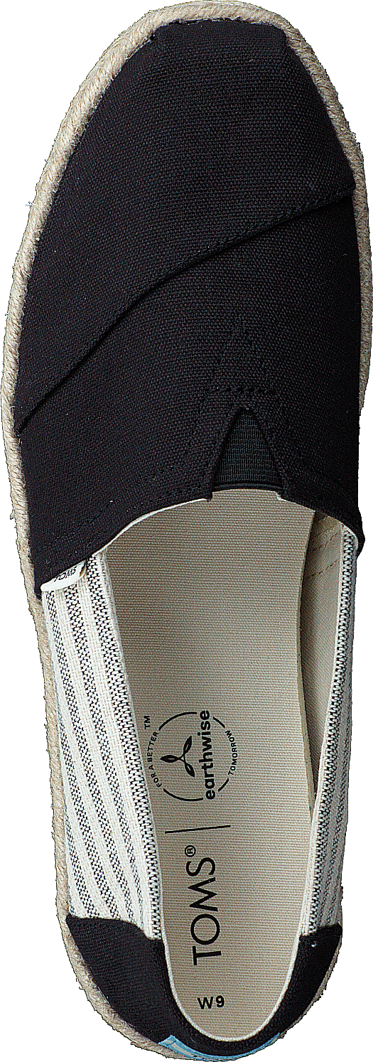 University Stripe Organic Cott Black