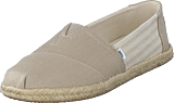 University Stripe Organic Cott Tan