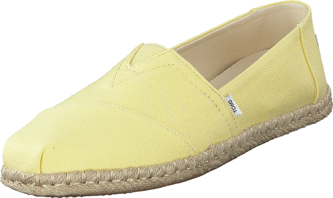 Tkaná podrážka z lana Slubby Banana Yellow