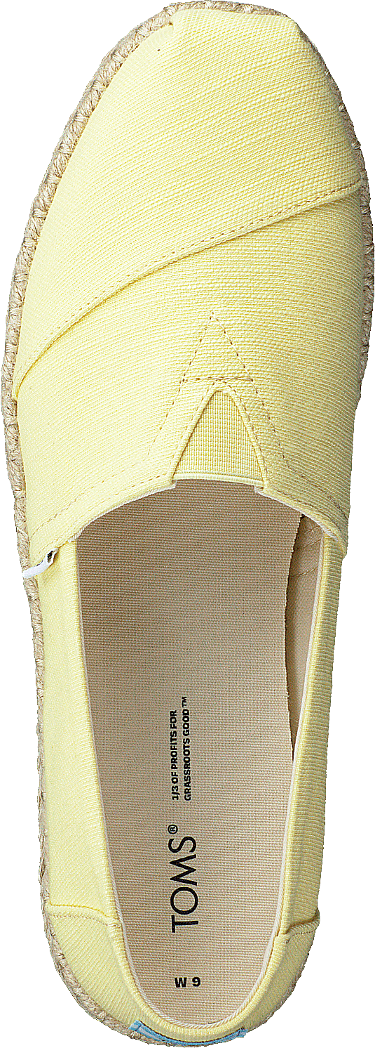 Tkaná podrážka z lana Slubby Banana Yellow