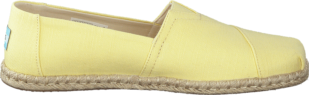Tkaná podrážka z lana Slubby Banana Yellow