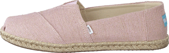 Corda metallica intrecciata rosa gesso