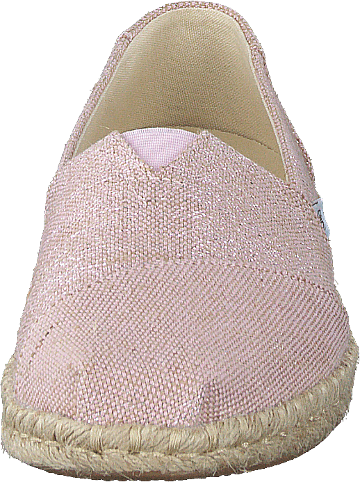 Corda metallica intrecciata rosa gesso