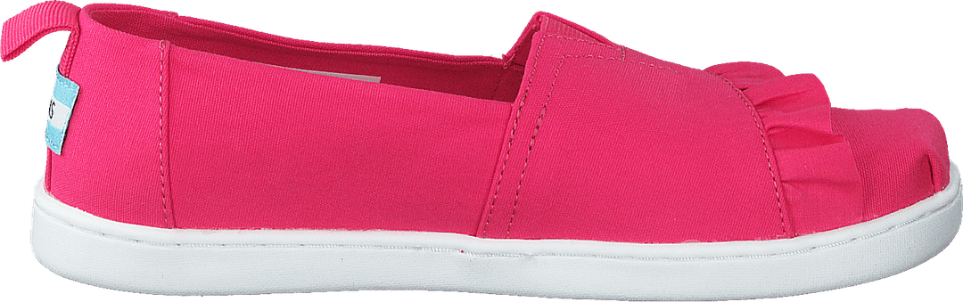 Classic Canvas Ruffle Youth Raspberry