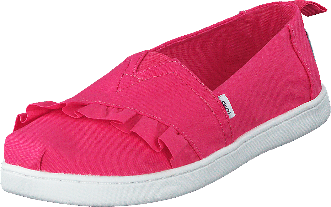 Classic Canvas Ruffle Youth Raspberry