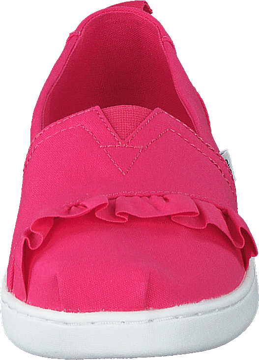 Classic Canvas Ruffle Youth Raspberry