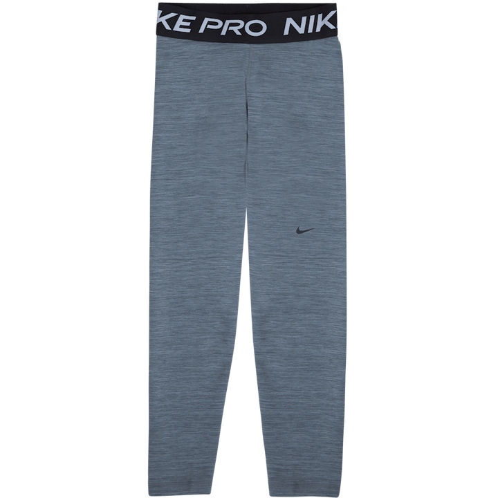 Legging court taille mi-haute Nike Pro 365 pour femme, gris fumée/noir/gris