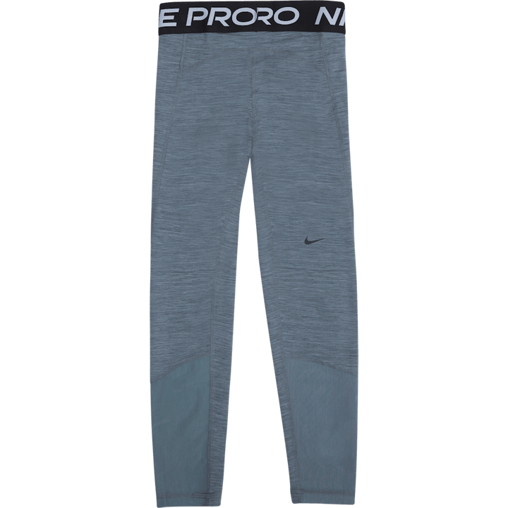 Legging court taille mi-haute Nike Pro 365 pour femme, gris fumée/noir/gris