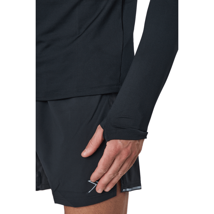 Light Speed 1/2 Zip Black/silver Reflective