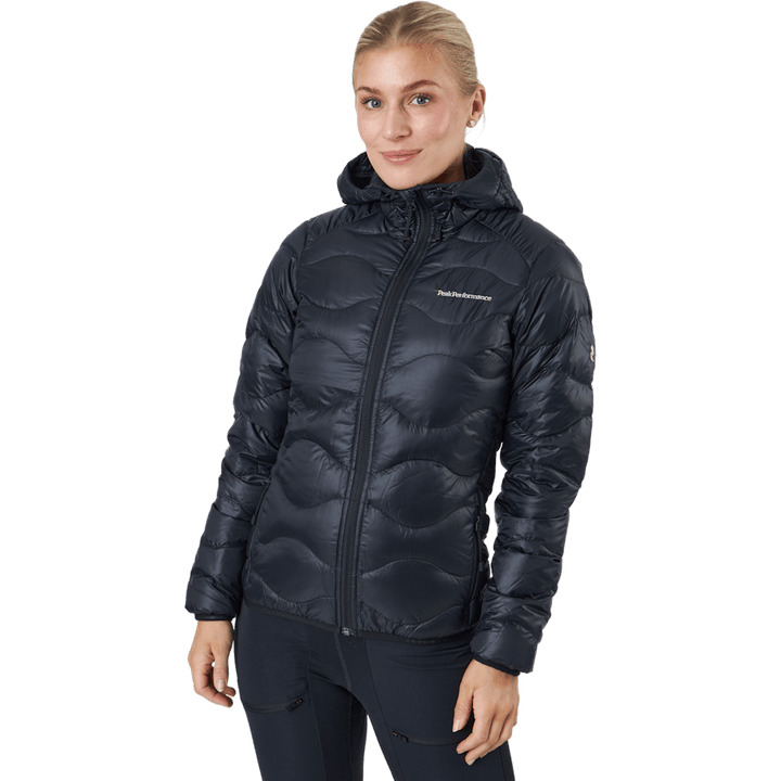 W Helium Down Hood Jacket Black
