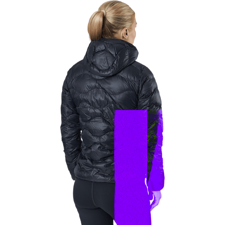 W Helium Down Hood Jacket Black