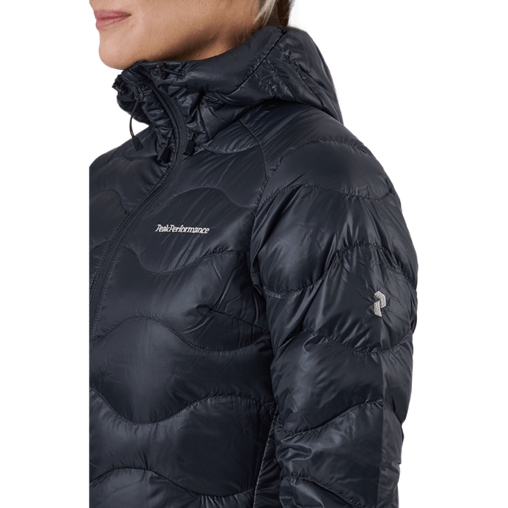 W Helium Down Hood Jacket Black
